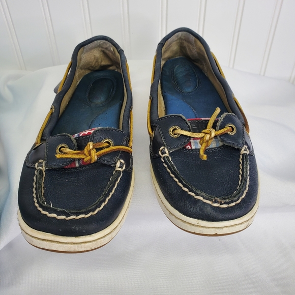 Slperry Top-Sider Angelfish Navy/Patch Mad Women's Slide-In Shoes Size 7.5 M - Picture 9 of 12